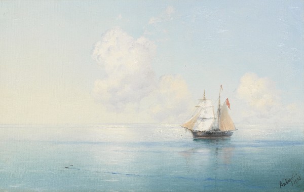 A Calm Morning at Sea by Ivan Aivazovsky